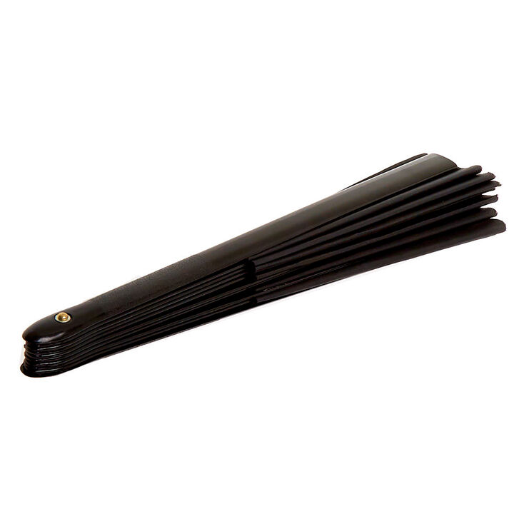 &quot;F*ck It&quot; Black Oversized Folding Fan,
