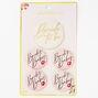 Pink Bridal Party Button Set - 5 Pack,