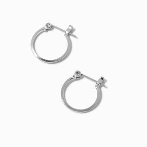 Silver 15MM Hoop Earrings,