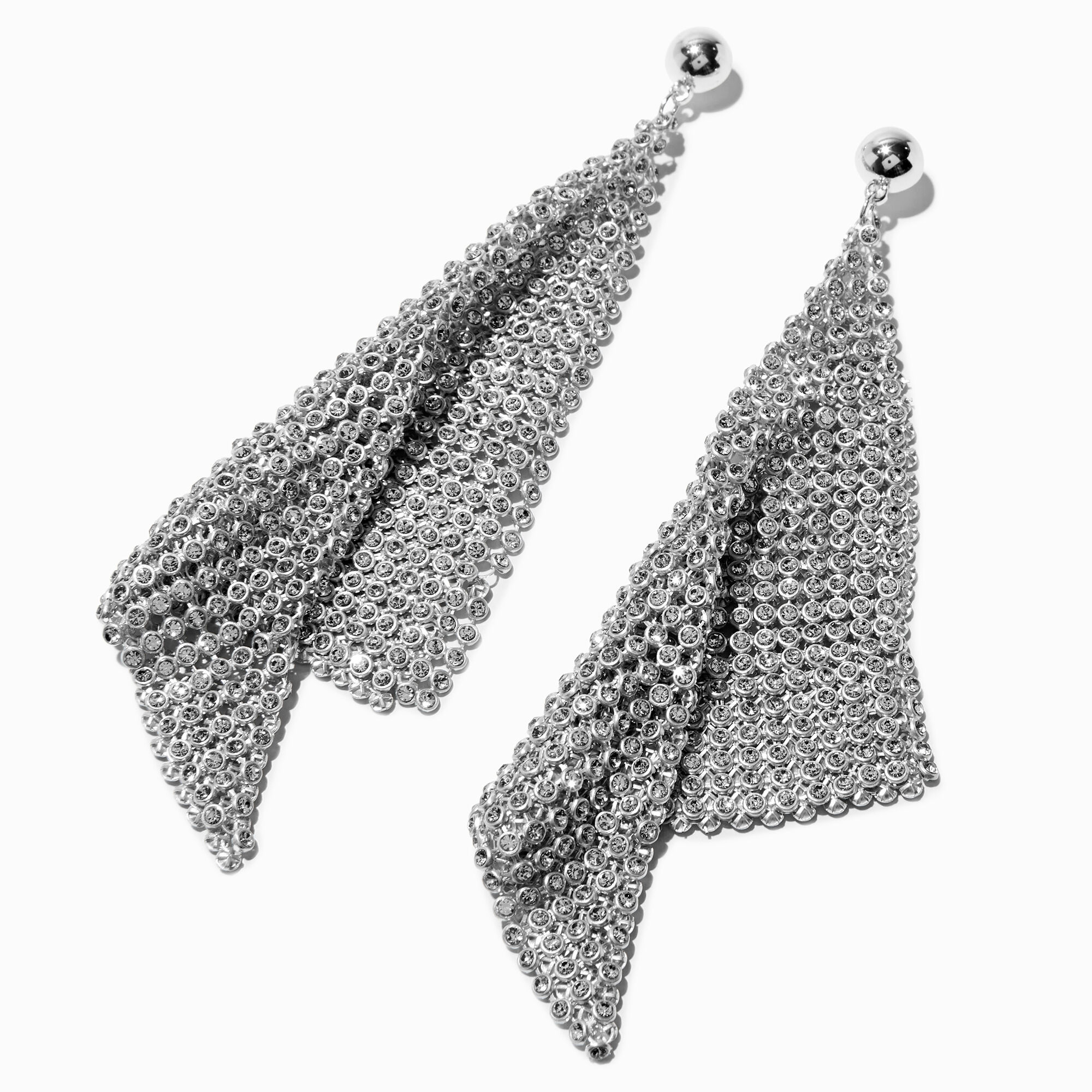 Crystal mesh cheap earrings