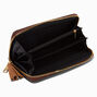 Brown &amp; Black Status Icons Wristlet Wallet,