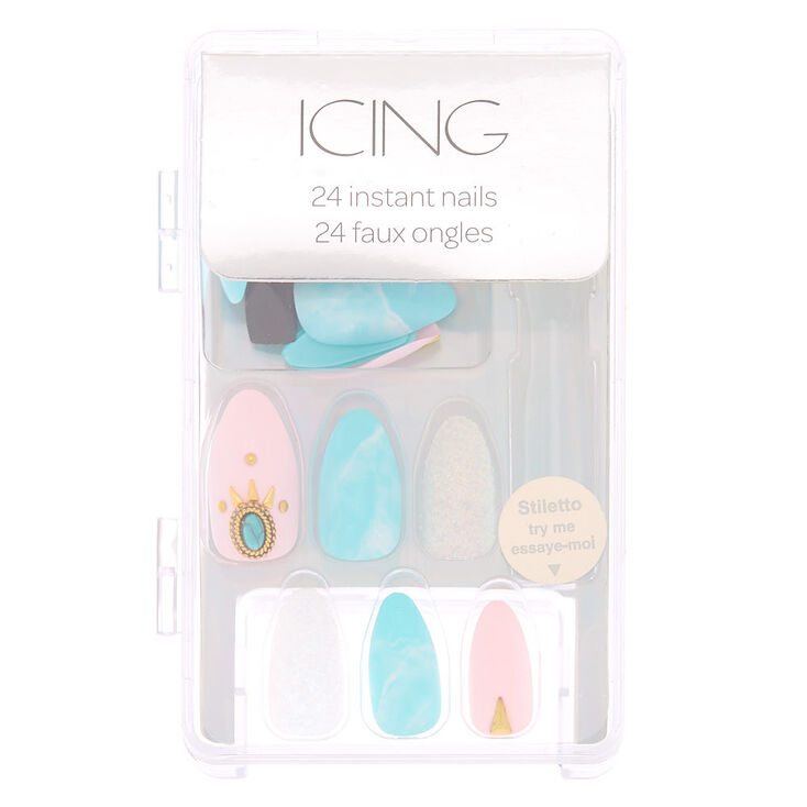 Embellished Clear/Blush Pink Phone Case - Fits iPhone&reg; 12 Pro Max,