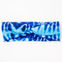 Blue Waters Tie Dye Twisted Headwrap,