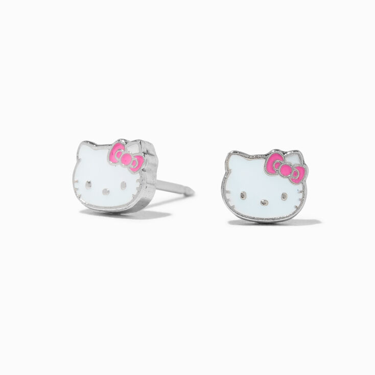 Hello Kitty® Stainless Steel Studs Ear Piercing Kit with Ear Care Solution