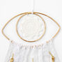 White Evil Eye Crochet Hanging Wall Art,