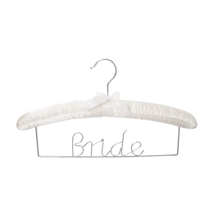 Satin Bride Wedding Hanger,