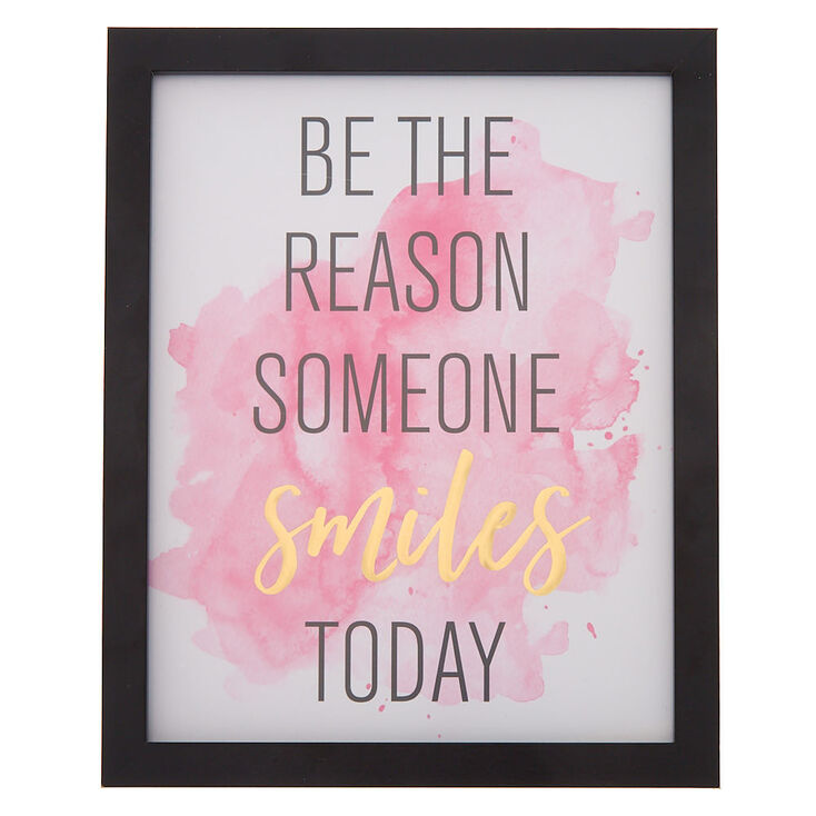 Be the Reason Someone Smiles Today Wall Art,