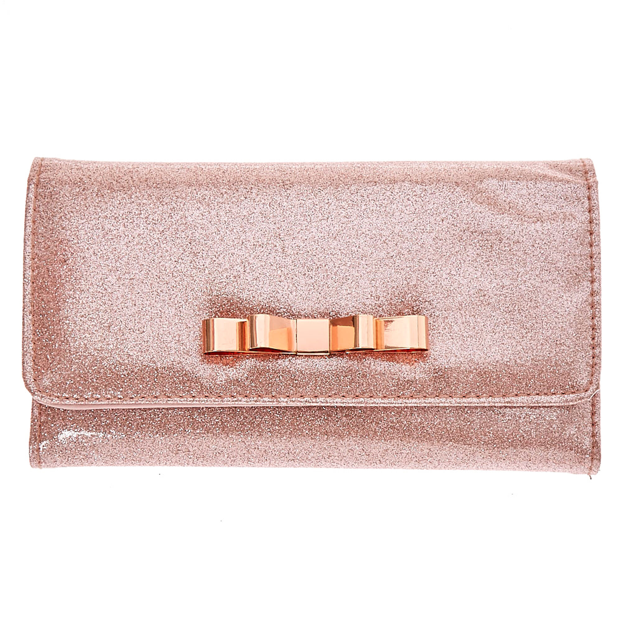 rose gold glitter phone