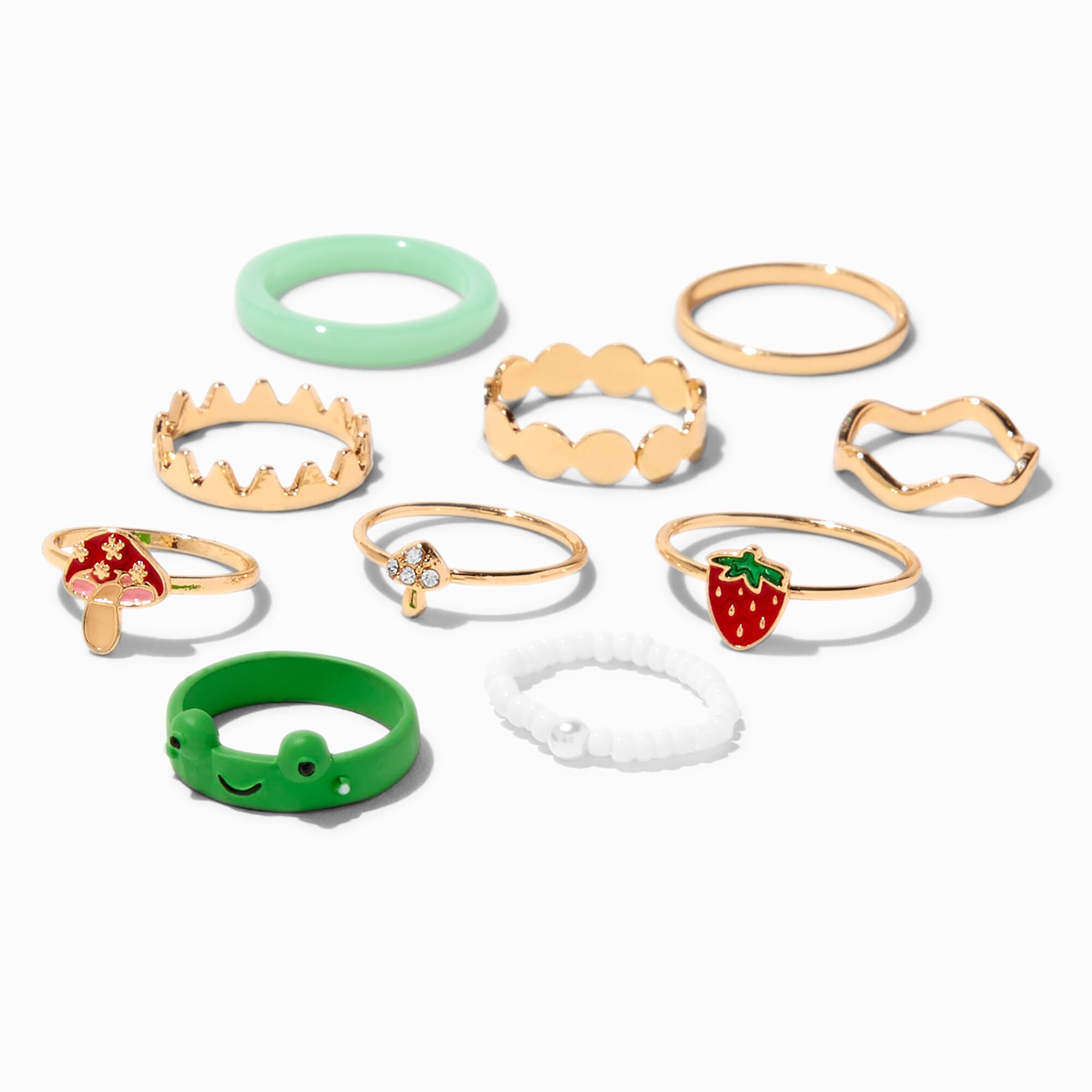 Aesthetic deals frog ring