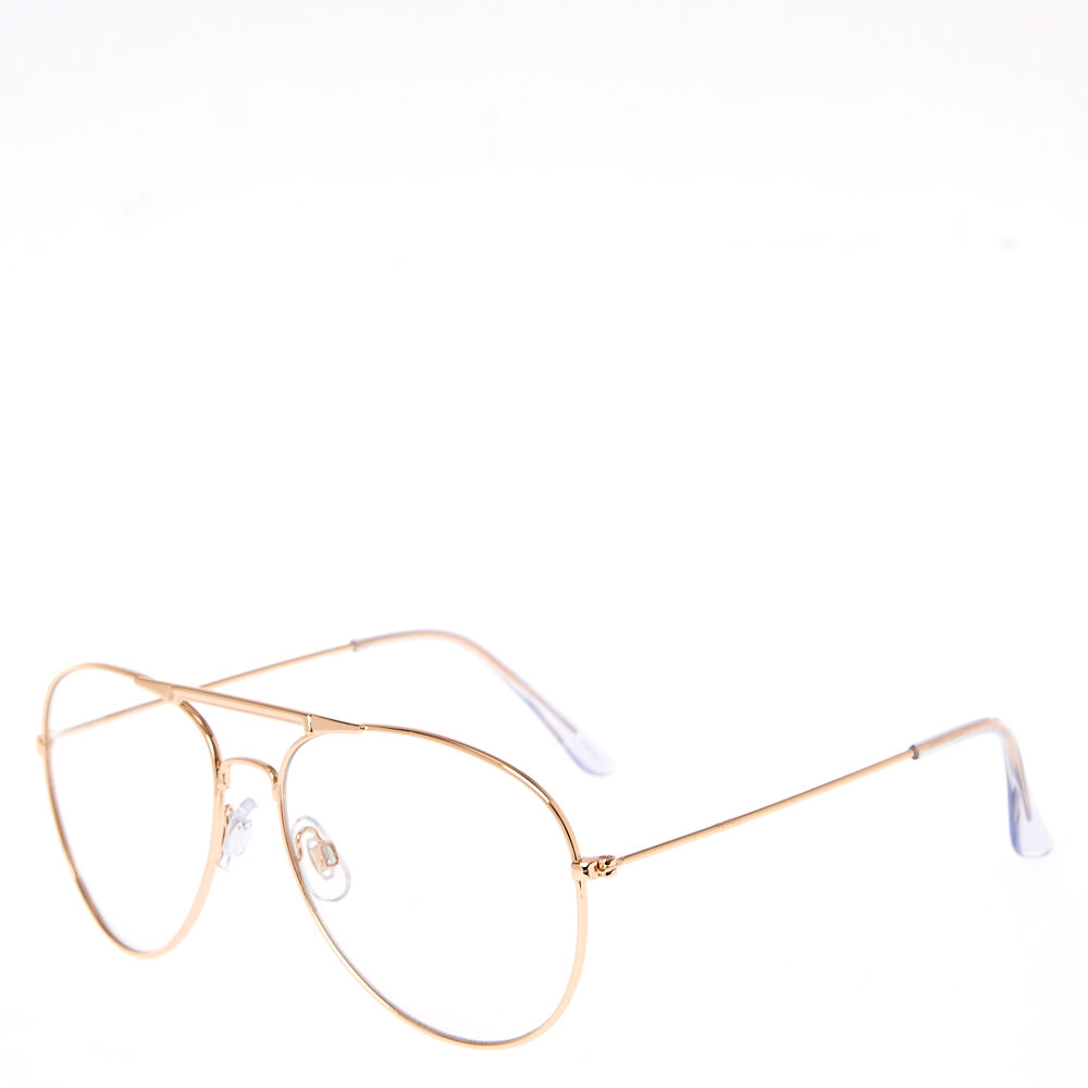 clear aviator glasses
