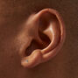 Icing Select Silver Titanium 2MM Ball Flat Back Stud Earrings,