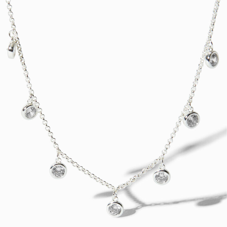 Icing Select Sterling Silver Confetti Charm Necklace,