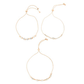 Statement Bracelets Icing Us Rose Gold Gl Rhinestone Statement Bracelets 3 Pack