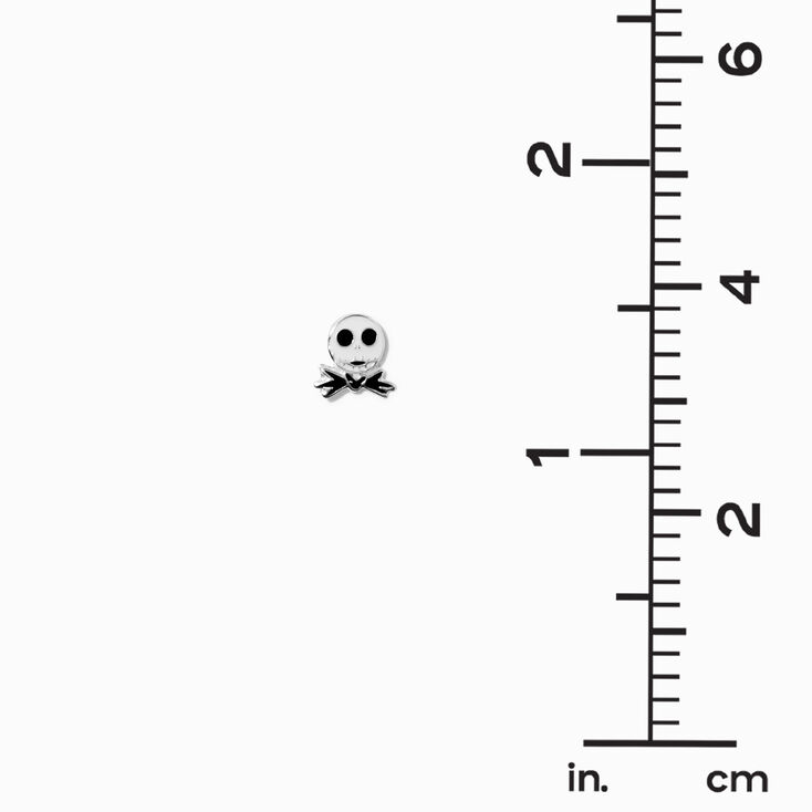 The Nightmare Before Christmas&reg; Jack Skellington Sterling Silver Stud Earrings,