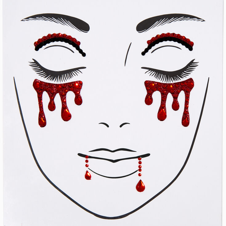 Vampire Blood Face Gems,