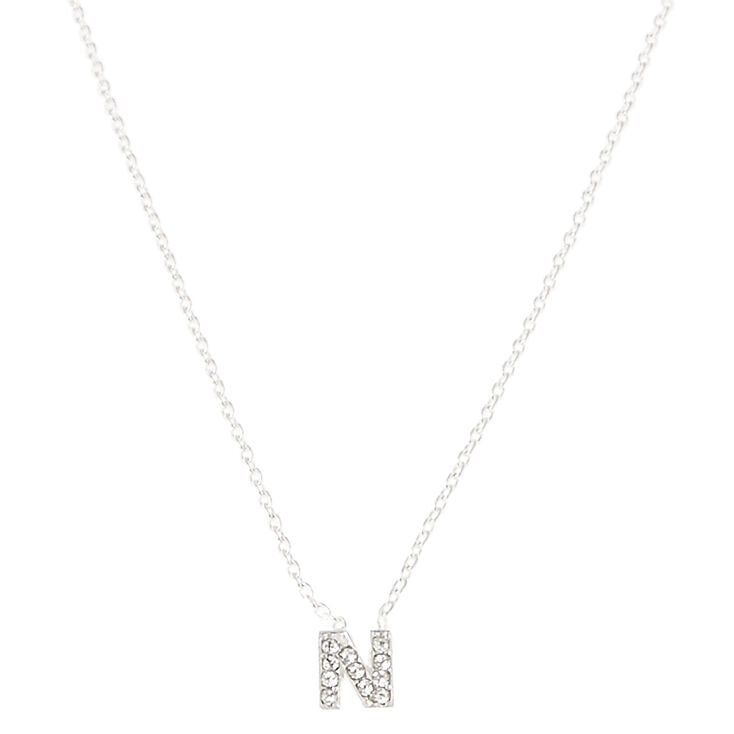 N Pendant Necklace,