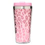 Metallic Leopard Travel Mug - Pink,