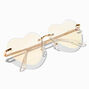 Solar Blue Light Reducing Heart Shaped Clear Lens Frames,