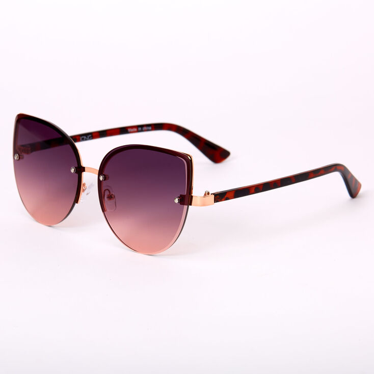 Amber Oversized Rounded Cat Eye Sunglasses Icing Us