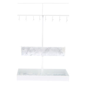 Marble Jewelry Holder - White,