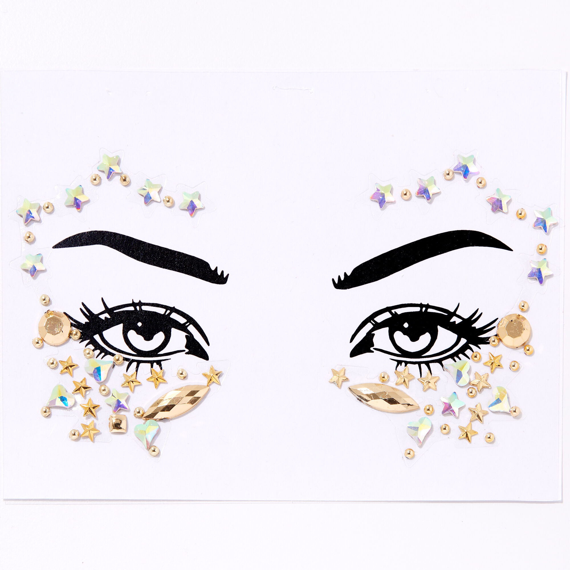 Icing Iridescent Golden Star Eye Gems Connecticut Post Mall