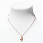 Gold Zodiac Symbol Pendant Necklace - Capricorn,