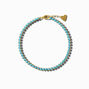 Icing Select 18k Gold Plated Turquoise Bracelet,