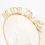 Gold Bride To Be Veil Headband,