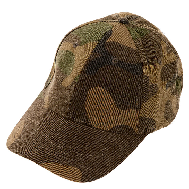 Camo Print Baseball Cap,