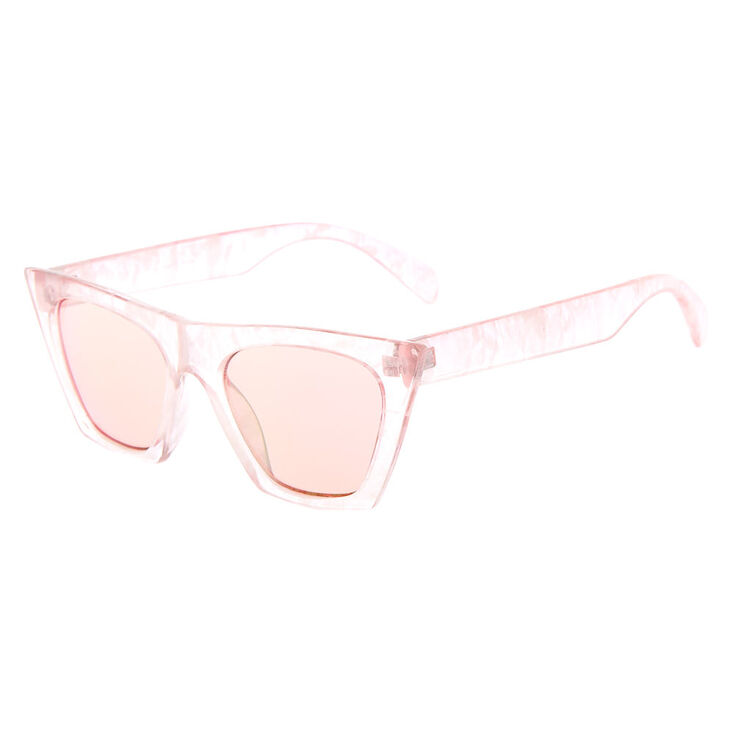 Cat Eye Marble Sunglasses Pink Icing Us