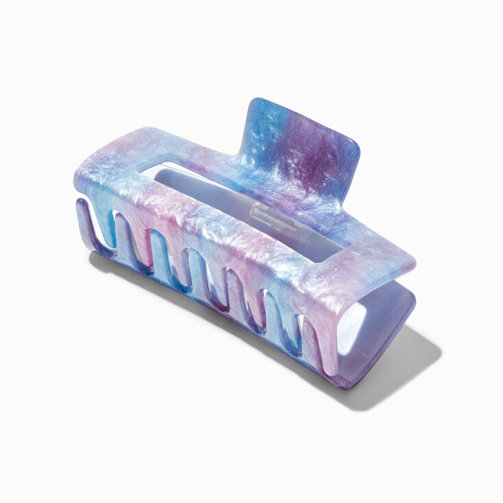 Purple &amp; Blue Ombr&eacute; Pearlized Tortoiseshell Hair Claw,