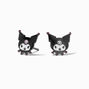 Sterling Silver Hello Kitty&reg; and Friends Kuromi&reg;️ Enamel Stud Earrings,