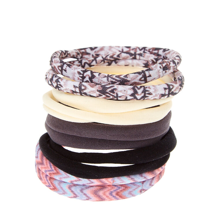 Southwestern Rolled Hair Ties,