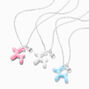 Best Friends Balloon Animal Pendant Necklaces - 3 Pack,