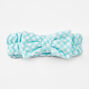 Gingham Bow Headwrap - Mint,