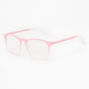 Light Pink Ombre Clear Glass Frames,