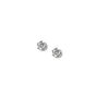 Sterling Silver Cubic Zirconia 4MM Stud Earrings,