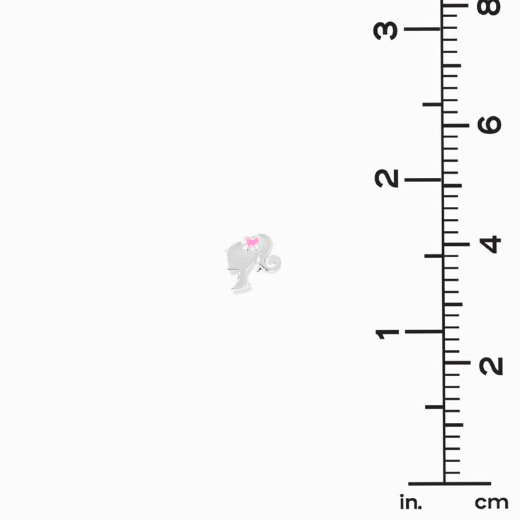 Barbie&trade; Silhouette Sterling Silver Stud Earrings,