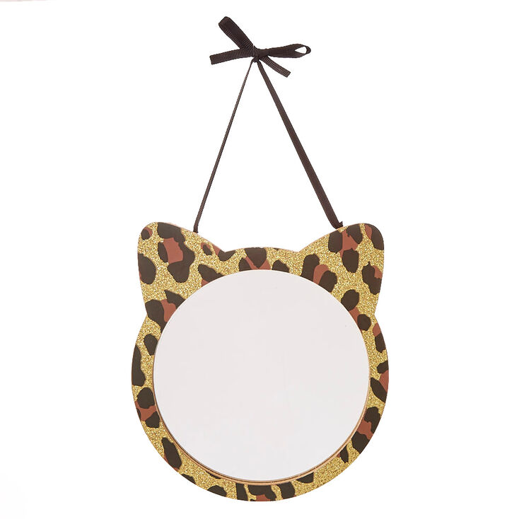 Leopard Print Cat Captain's Mirror,