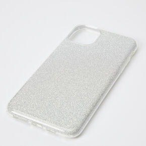 Silver Glitter Protective Phone Case - Fits iPhone&reg; 11 Pro,