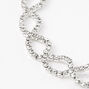 Silver Infinity Choker Necklace, Bracelet, &amp; Earring Set - 3 Pack,