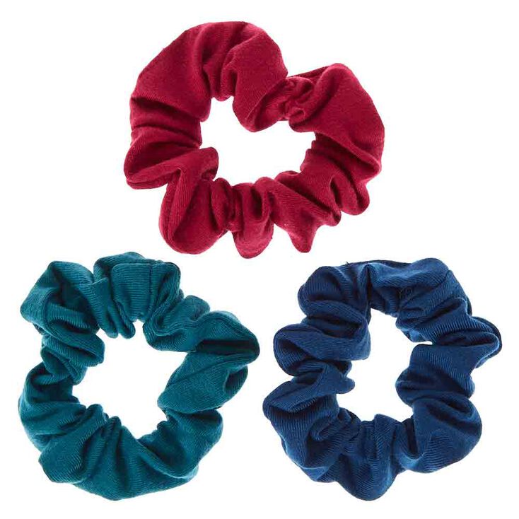 School Colors Hair Scrunchies - 3 Pack,