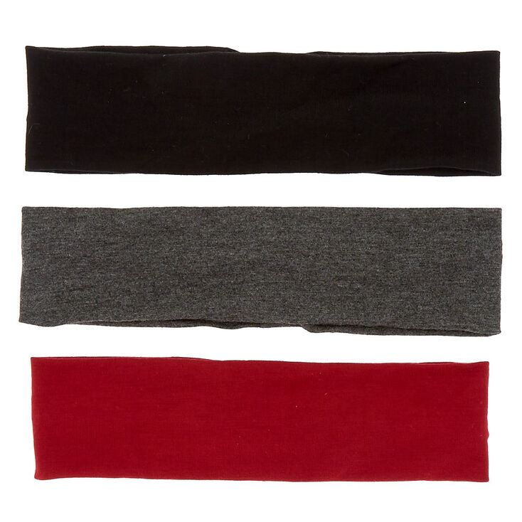 Everyday Headwraps - Burgundy, 3 Pack,