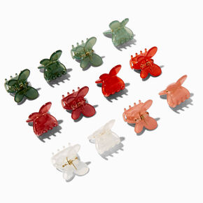 Fall Colors Butterfly Hair Claws - 12 Pack,
