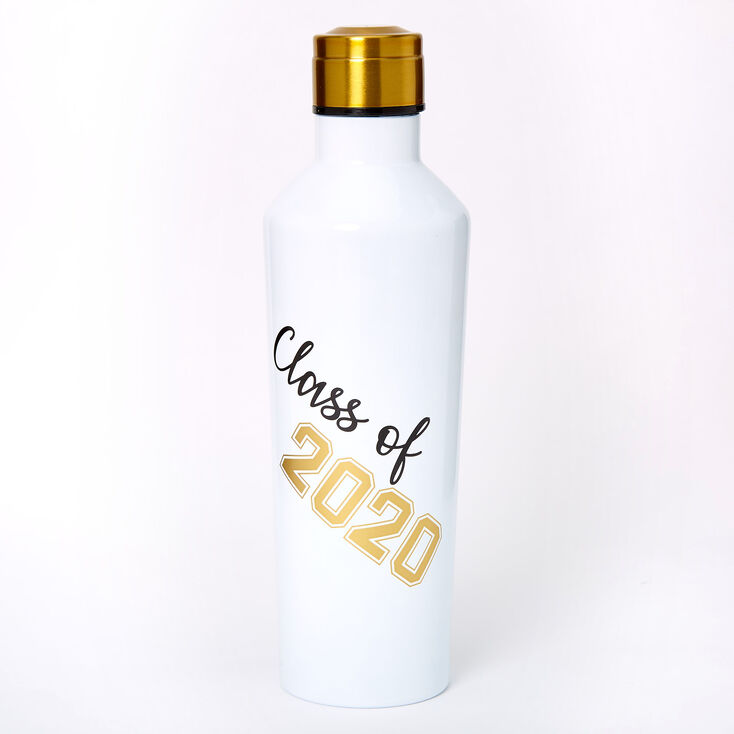 Class of 2020 Water Bottle - White,