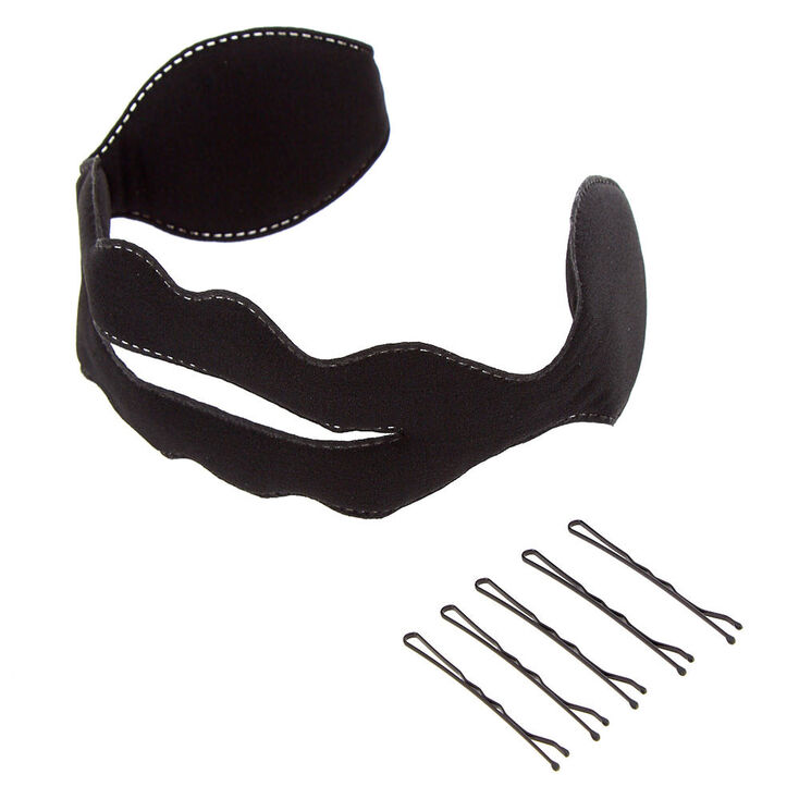 Bow Bun Roller Hair Tool Kit - Black,