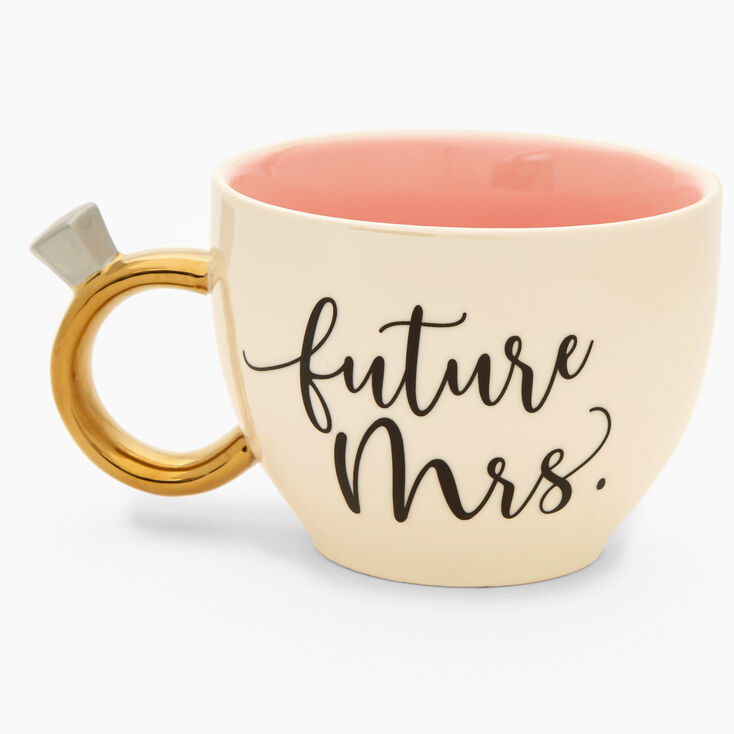 Future Mrs. Engagement Ring Ceramic Mug,