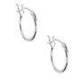 Sterling Silver Cubic Zirconia Stud &amp; Hoop Earrings - 3 Pack,