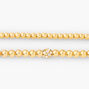 Gold Fireballl Stretch Bracelets &#40;2 Pack&#41;,