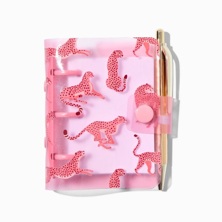 Pink Cheetah Mini Journal ,